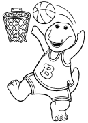 Barney Coloring Pages To Print