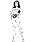 Wonder Woman Coloring Pages To Print