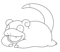 Slowpoke Coloring Pages To Print