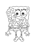 Spongebob Squarepants ပုံနှိပ်နိုင်သော ရောင်စုံစာမျက်နှာများ
