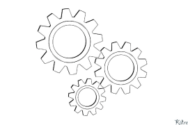 Tandwieloverbrenging Afdrukbare Kleurplaten