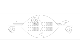 Suazilândia Páginas Para Colorir Para Imprimir